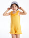 Crew Neck Sleeveless Baby Girl Salopet